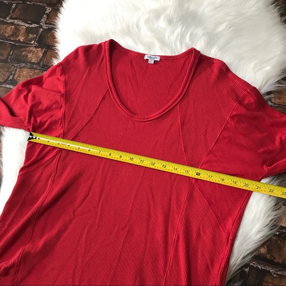 Splendid Mixed Media Thermal Knit Long Sleeve Top - Picture 4 of 10